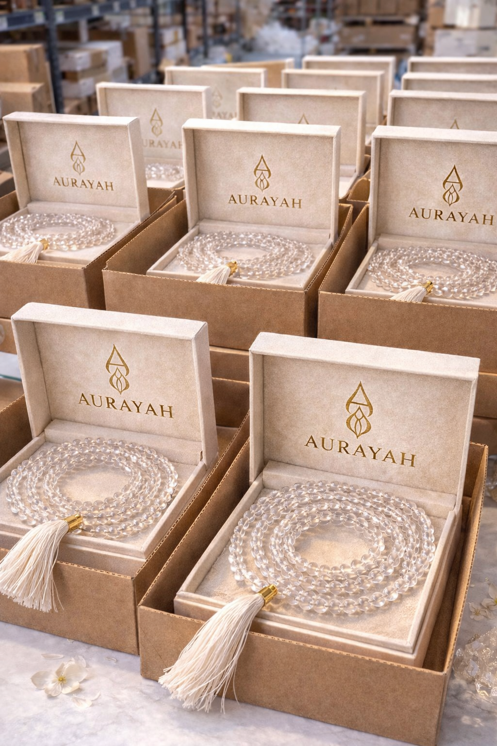 Aurayah - Himalayan Sphatik Mala [Certified]