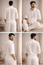 Aurayah - The Sacred White Angavastram Set (Men)
