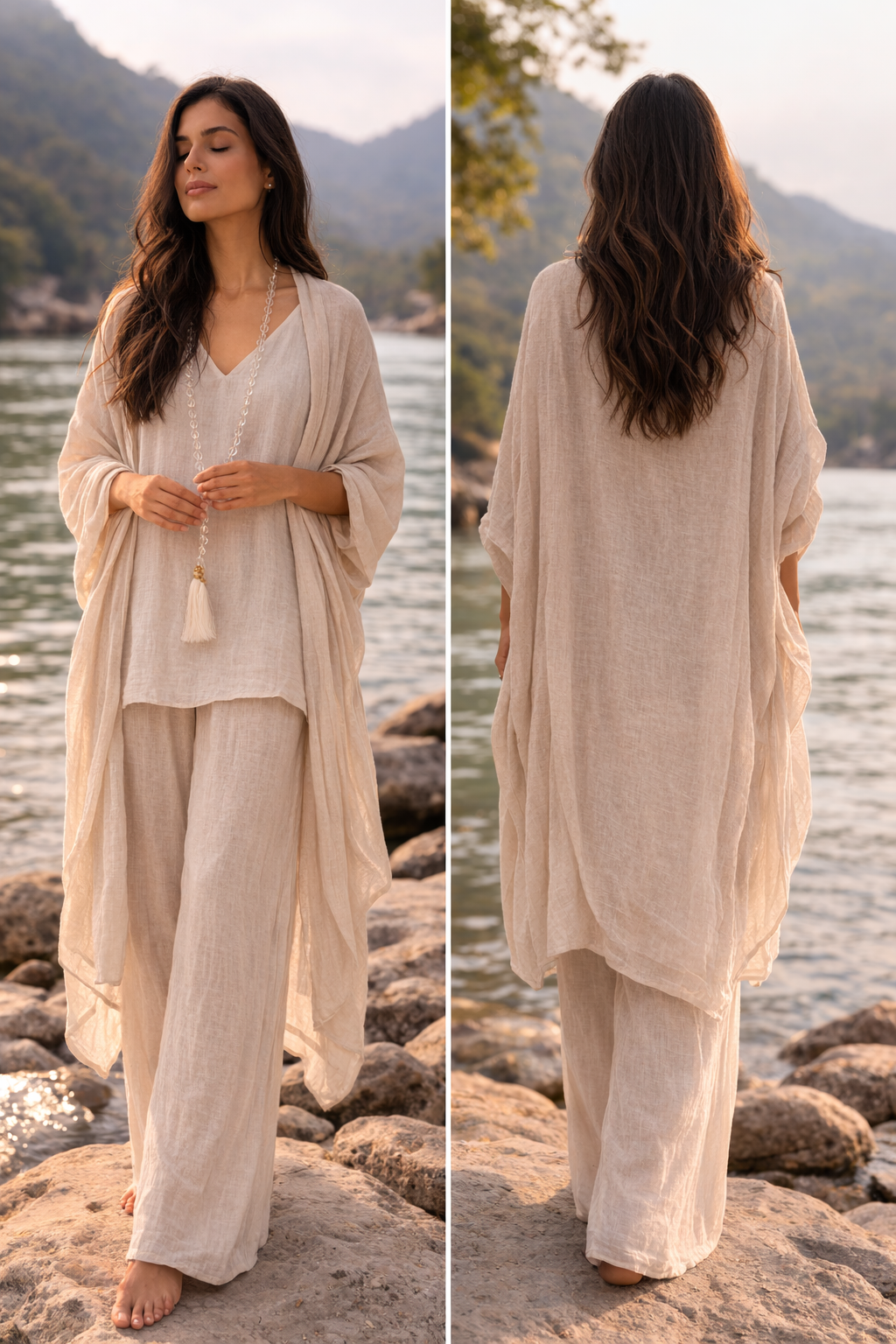 Aurayah - The River Stillness Linen Set (Women)