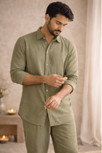 Aurayah - The Sacred Green Angavastram Set (Men)