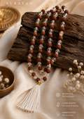 AURAYAH - Rudraksh Sphatik Mala [Certified]